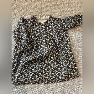 Floral Patterned Kids Dress